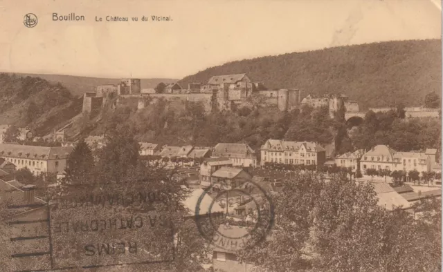 CPA BELGIQUE BOUILLON le Chateau vu du Vicinal