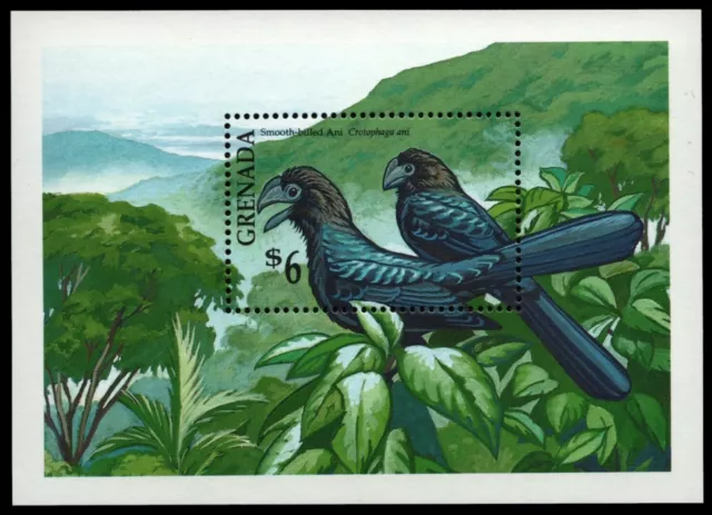 Grenada 1990 - Mi-Nr. Block 257 ** - MNH - Vögel / Birds