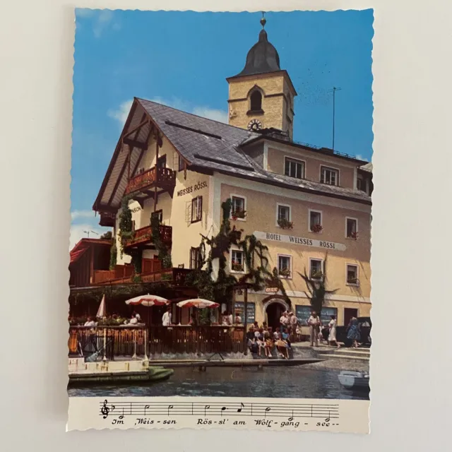 Postkarte Hotel Weisses Rössl Wolfgangsee Österreich