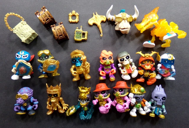 TREASURE X TOY FIGURE LOT Moose Brand Mixed Mini Miniature Figurines Accessories