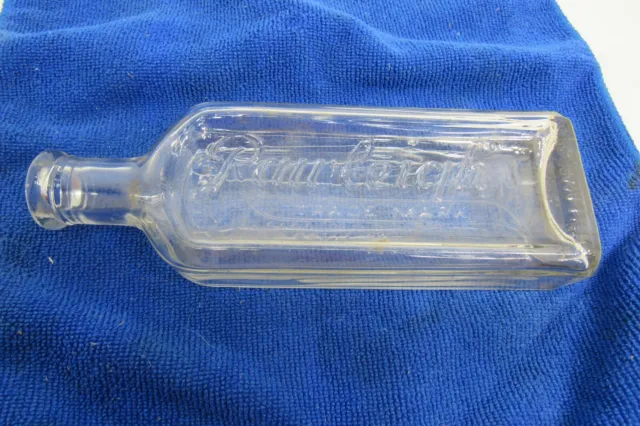 Vintage Rawleigh's Glass Medicine Apothecary Bottle 8-3/8" tall Made in the USA