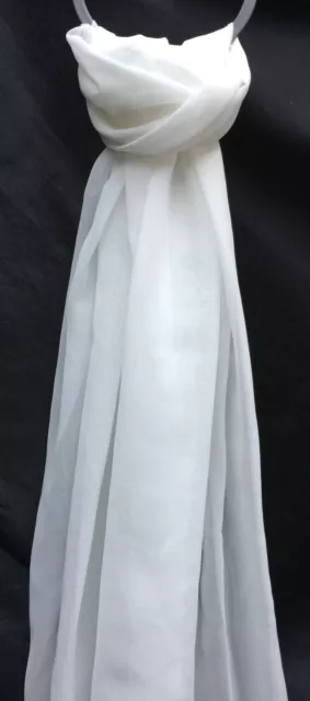 Beautiful Ladies Plain Chiffon Large Scarf Shawl 70X170Cm - Very Light Weight