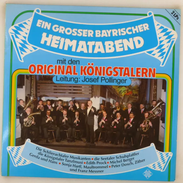 2x 12" LP Vinyl Die Original Köningstaler Ein Grosser Bayrischer Heimata - G2203