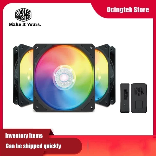COOLER MASTER SICKLEFLOW ARGB 3in1 120mm Computer Case fan RGB 5V/3pin