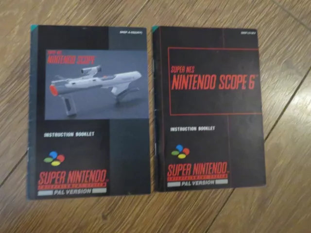 Super Nes Nintendo Portata 6 Manuali