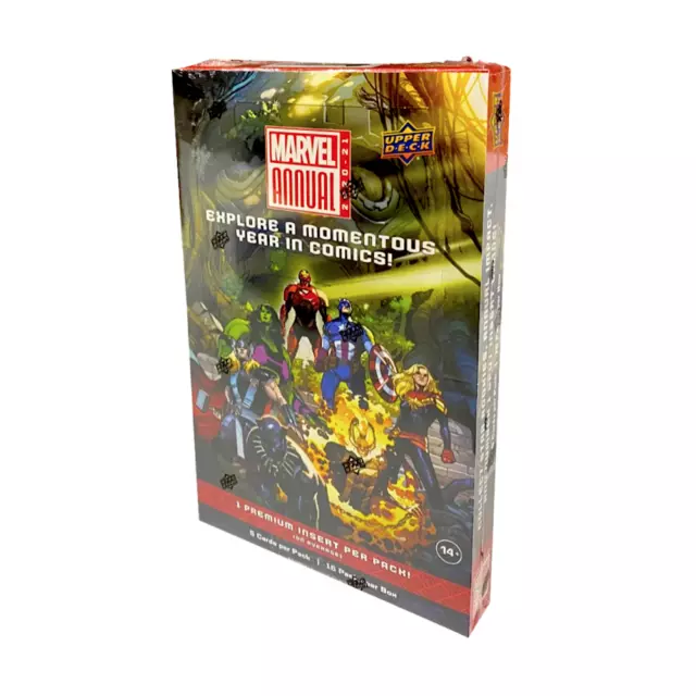 2020 2021 Upper Deck Marvel Annual Trading Cards Sealed Hobby Box 16 Packs