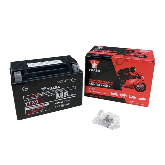 Garelli Tiesse 125 2008- BATTERIE YUASA YTX9