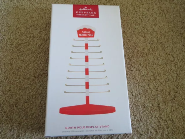 2024 Hallmark North Pole Display Stand - For Miniatures - Ornament Club - New