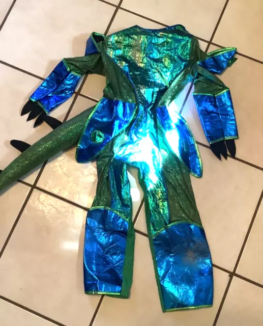 Childs Minecraft Ender Dragon Costume Jumpsuit size Medium 8-10