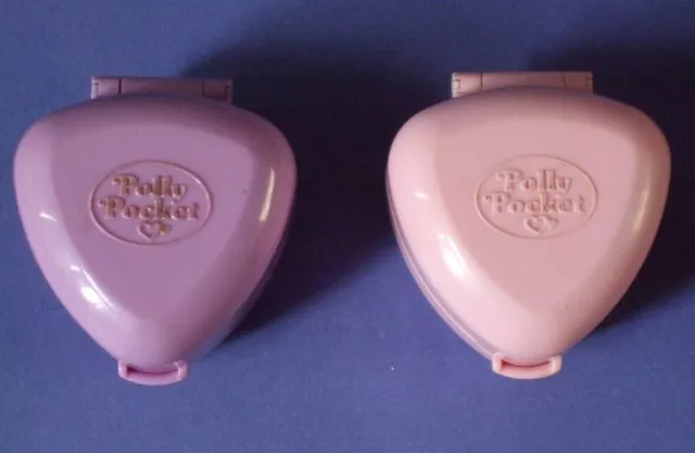 Lot de 2 coffrets POLLY POCKET Vintage BLUEBIRD 1991