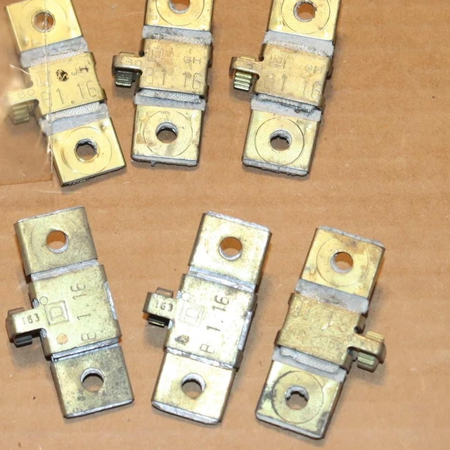 One Lot of 3  Square D  B1.16   Thermal Overload Relay Heater Element Sq D