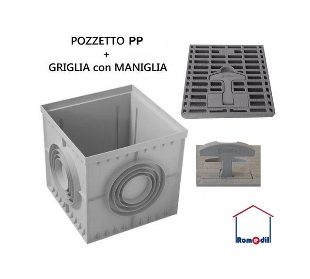Pozzetto In Plastica PP Con Coperchio 30x30cm - Ignifugo, Atossico, Per Archiviazion - Foto 3