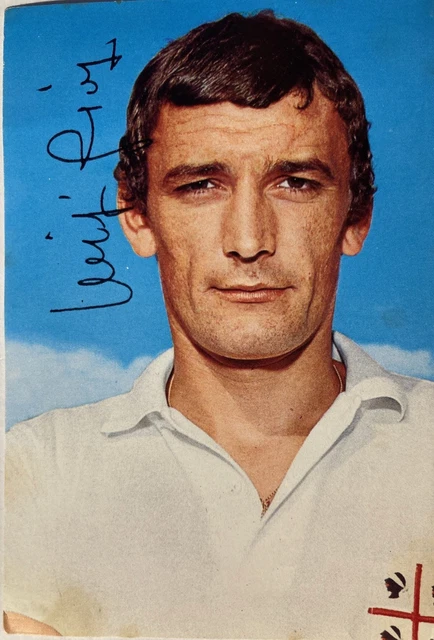 Serie A 1969 70 Gigi Riva scoring for Cagliari v Juventus in Turin (2 Stock Photo
