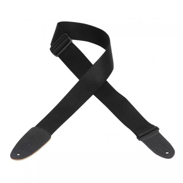 Levy's M8-BLK Soft-Hand Polypropylene Guitar Strap - Black