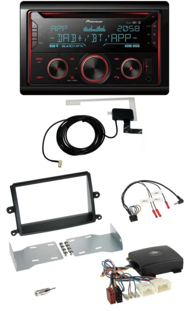 Pioneer 2DIN Lenkrad DAB USB CD Bluetooth Autoradio für Mitsubishi L200 08-15 Ki