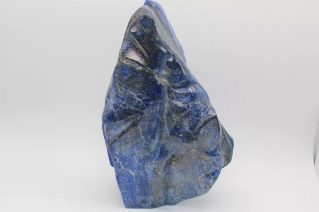 Lapislazuli Freie Form Skulptur poliert Dekoration Heilstein  7,58kg 2