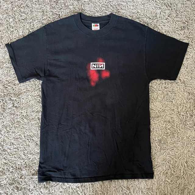 VINTAGE 2001 NINE Inch Nails NIN Tour Band Tshirt Tee Rare Black 150.