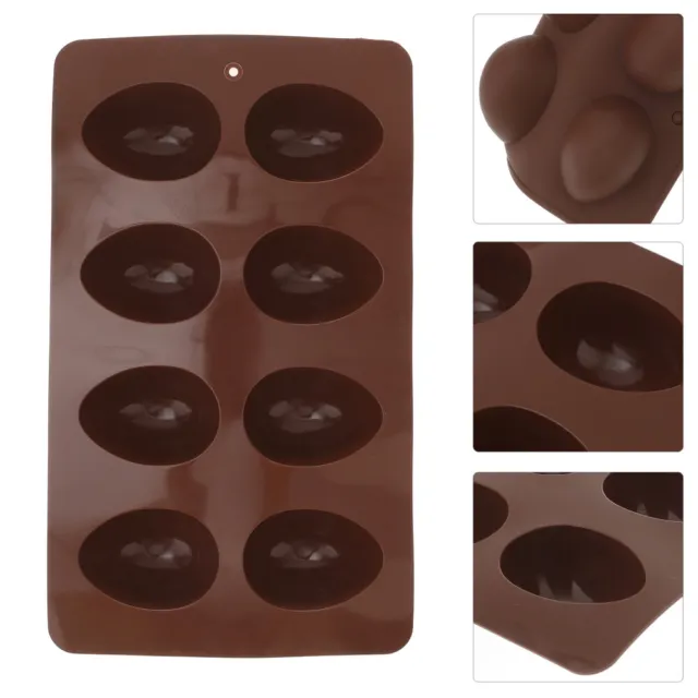 Vassoio per uova in silicone 8 cavità cioccolato a forma di silicone pasquale stampo da forno