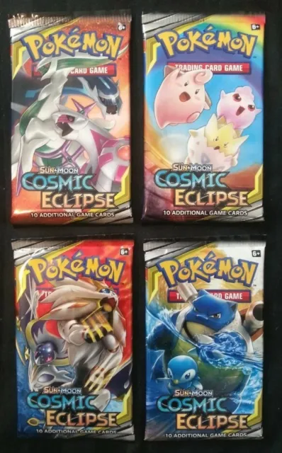 Pokemon Cards - 1x Sun & Moon Cosmic Eclipse - Booster Pack (10 Cards) - New
