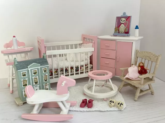 Dolls House 1/12 Furniture Bundle Job Lot - Nursery Accessories