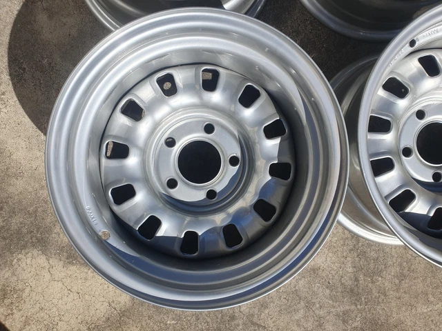 FORD 14X8 GT 12 slot bare rims X 2 ROH big hub Falcon XW XY XA XB XC XD ...