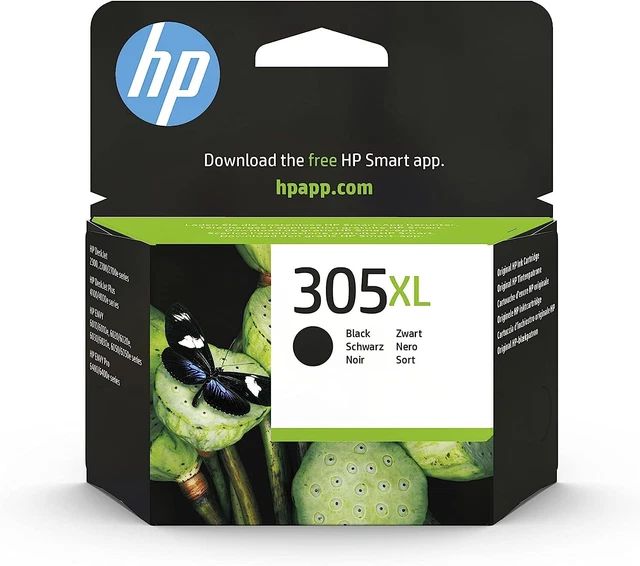 HP 305XL Nero, 3YM62AE, Cartuccia Originale HP, Ad Alta Capacità, HP DeskJet