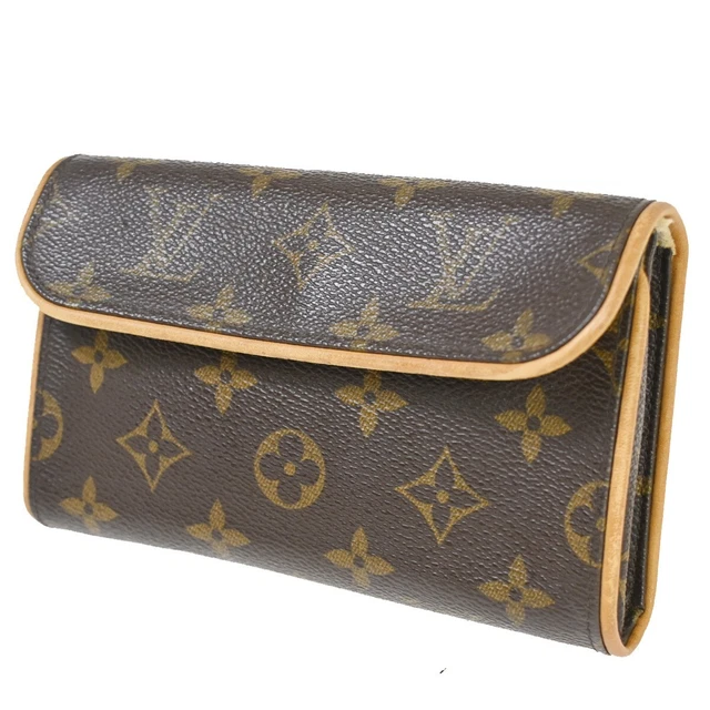 LOUIS VUITTON Pochette Florentine Bum Bag Monogram Leather Brown M51855 69MZ766