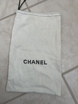 Bolso De Polvo Vintage Con Logotipo De Chanel, Zapatos De Franela