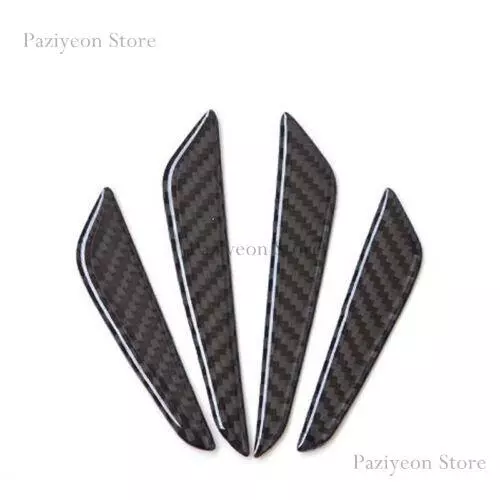 4pcs Universal Carbon Fiber Car Door Side Edge Guard Protection Trim Stickers