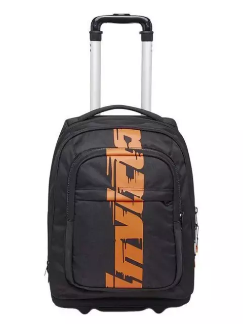 ZAINO TROLLEY INVICTA logo new plug zaino trolley JET BLACK ND  scelta=P JET BLA