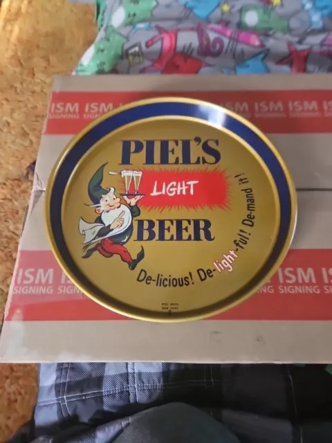Vintage Piels Light Beer Advertising Serving Tray