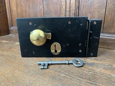 Original Antique Victorian Front Door Or Vestibule Lock