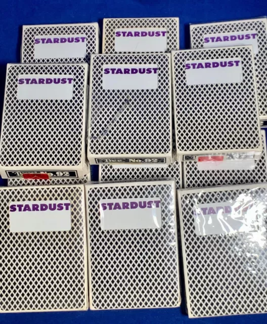 🔥🐇STARDUST CASINO PLAYING CARDS  Used in Actual Casino Play in 1996  BEE Brand