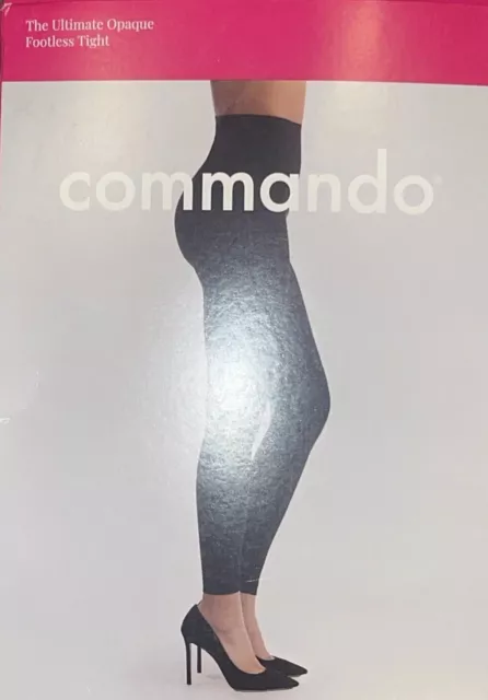 Commando Ultimate Opaque Footless Tight - H70L2 Black Size S