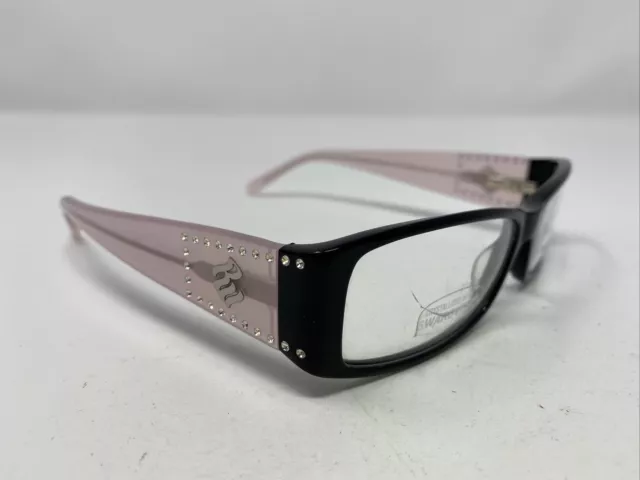 Rocawear Eyeglasses Frame R78 OXPNK 54-15-135 Black/Pink Full Rim Plastic TS62 3