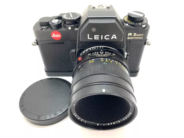 Leitz Wetzlar Leica R3 Mot Electronic Macro-Elmarit-R 1:2,8/60 mm