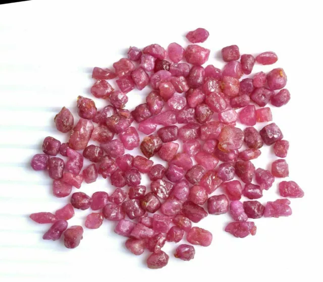 100% Natural Burma Red Ruby Earth-Mined Specimen Rough Lot 200 Ct