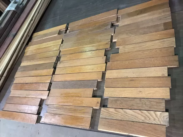 Oak Antique HARDWOOD FLOORING 2 1/4" For Repairs VICTORIAN Style ORNATE 42 pics