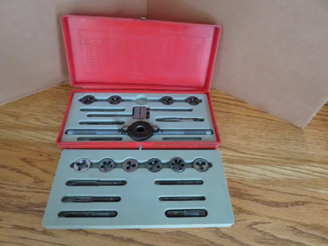 Vintage DUNLAP Tap Drill Die Set with Mixed Brands Included Machine Shop