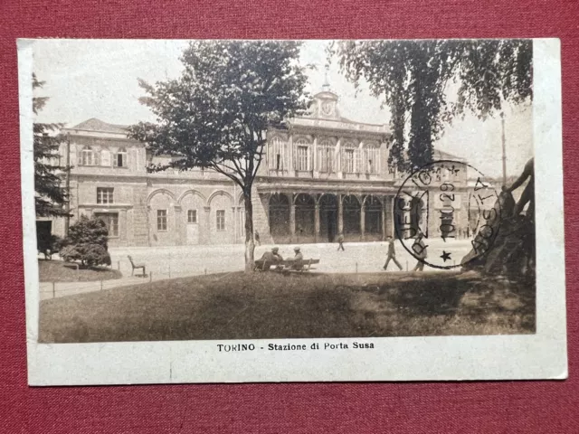 Cartolina - Torino - Stazione di Porta Susa - 1929