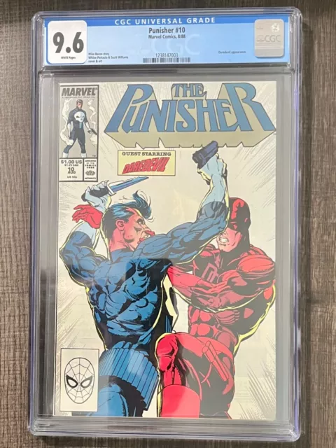 The Punisher #10 / Daredevil #257 Crossover August 1988 CGC 9.6 NM+ 