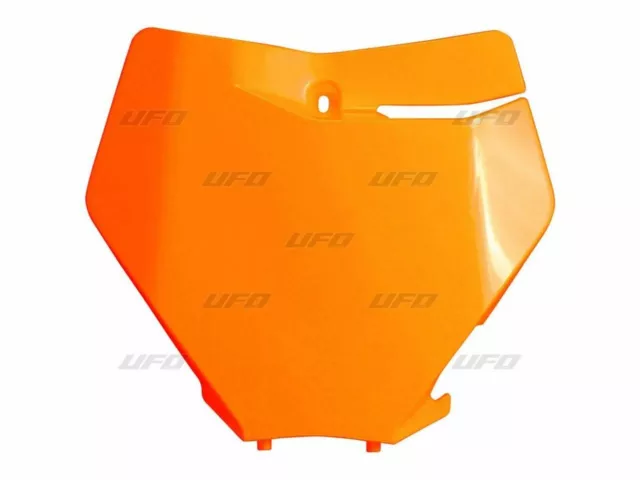 Plaque numéro frontale UFO orange KTM SX/SX-F - NEUF