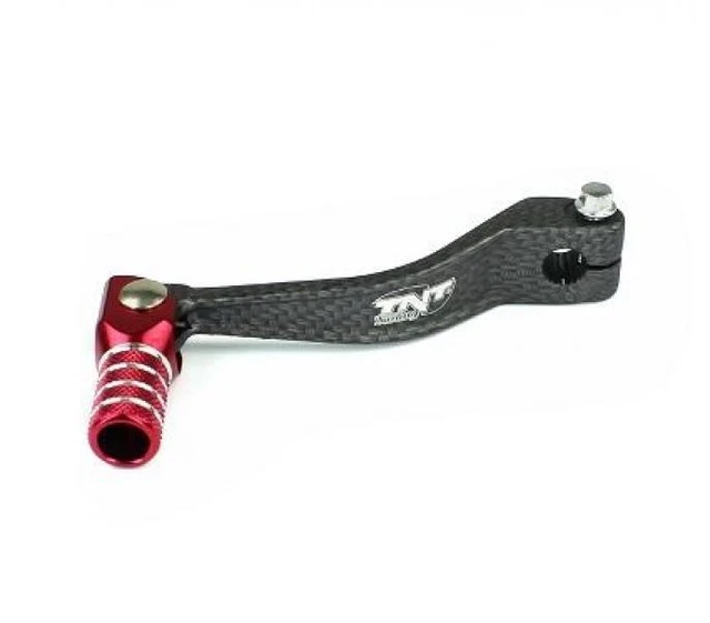 090326C Pedivella Cambio Alluminio Imit Carbon Derbi Rosso
