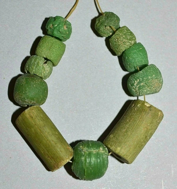 Rare Ancient Glass Excavated Dig Beads Afghanistan Trade Circa 1000 Years Old