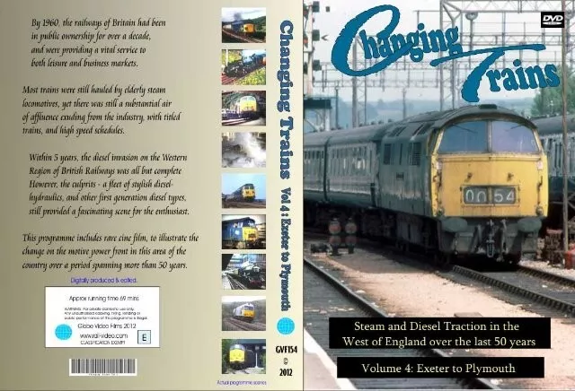 Changing Trains Vol 4 DVD Train Diesel Steam Locomotives Railway Rail - Ply