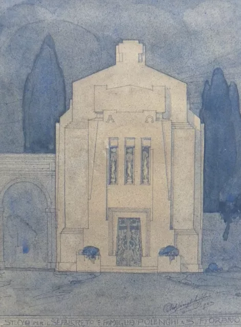 Angelo CRIPPA (Varallo Sesia 1882–Genova 1970) Progetto POLENGHI S. Fiorano 1923