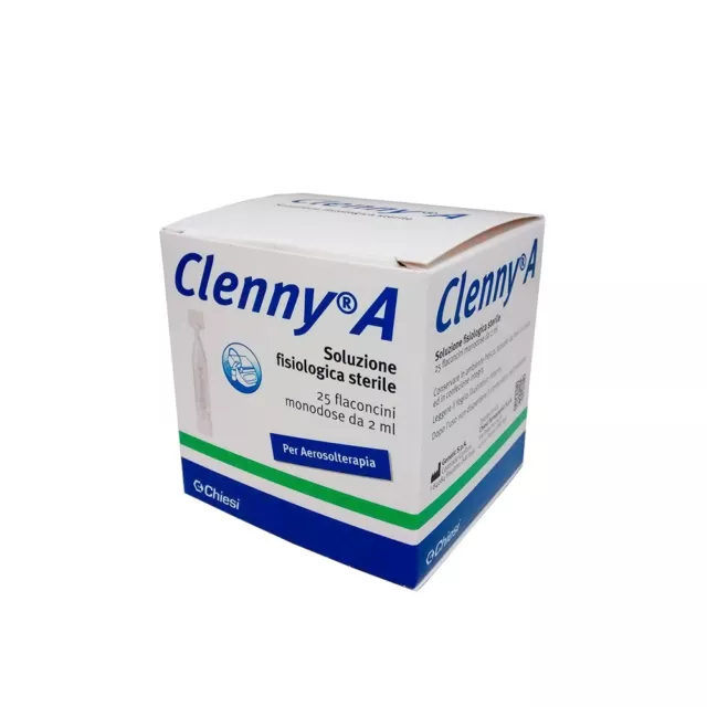 CLENNY SOLUZIONE FISIOLOGICA STERILE PER AEROSOLTERAPIA 25 flaconcini da 2ml