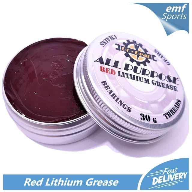 RED LITHIUM ALL PURPOSE GREASE Bike Cycle Bicycle Car Bearings