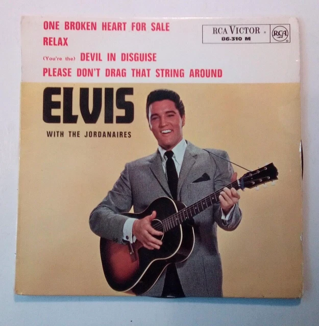 ELVIS PRESLEY One broken heart for Sale Orig French  EP RCA VICTOR  1963 BIEM
