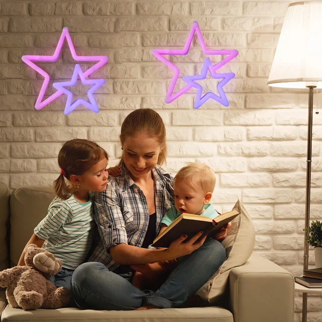 UNIQUE CREATIVE NEON Sign Led Light Desktop Lamp Desktop Light Neon